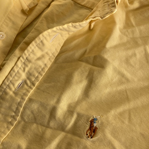 cropped ralph lauren polo button up - Picture 3 of 4